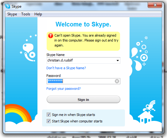 Logga In På Skype Med Facebook