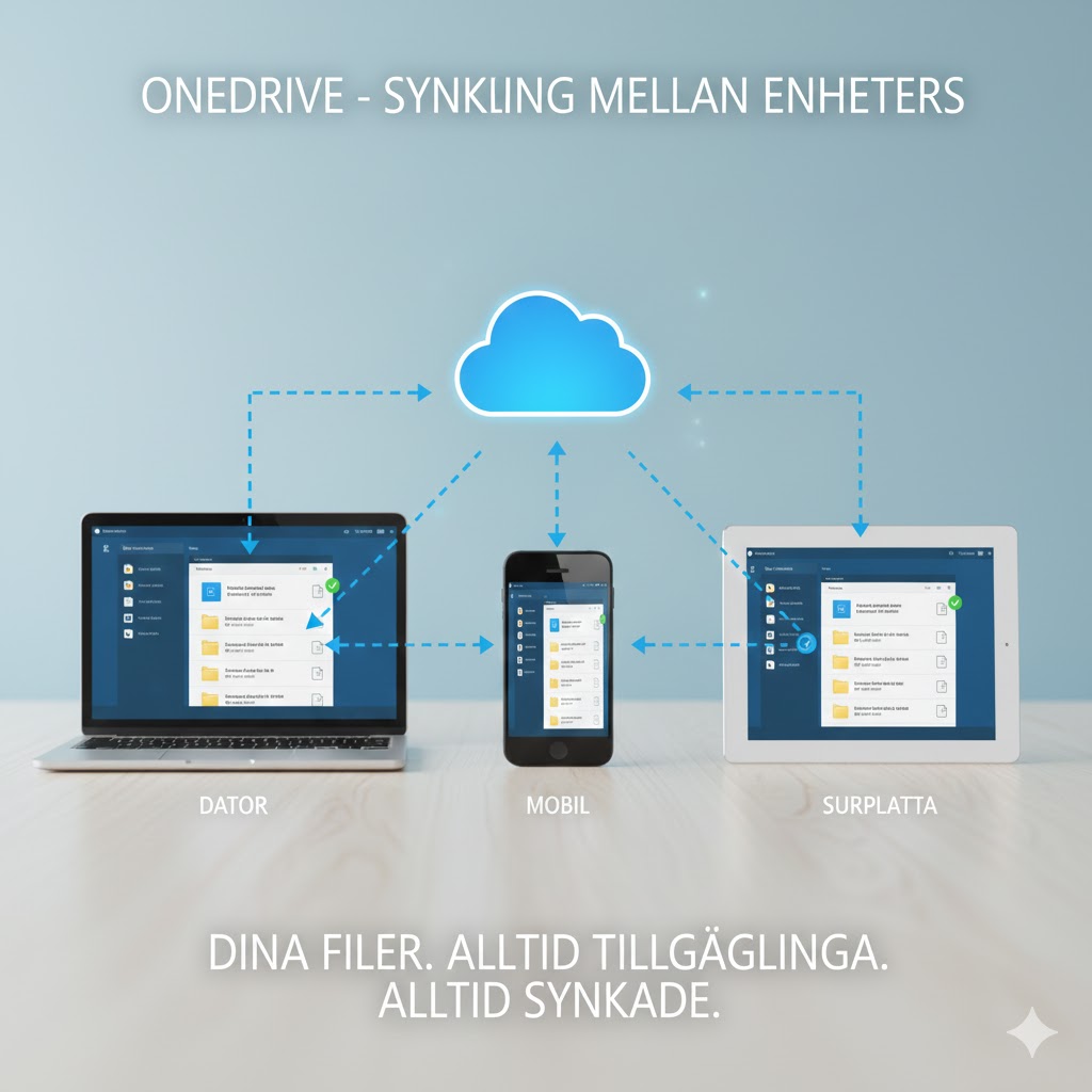 OneDrive synka enheter