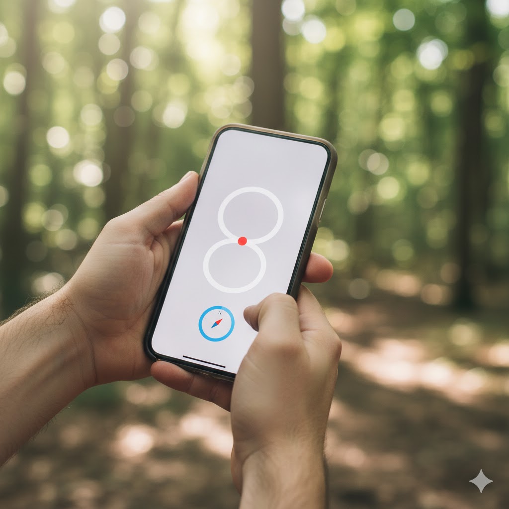 kompass i mobilen kalibrering